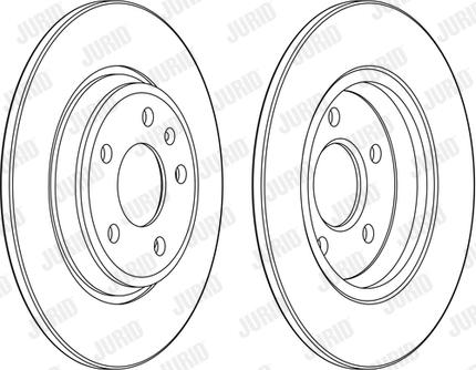 Jurid 563177JC - Спирачен диск vvparts.bg