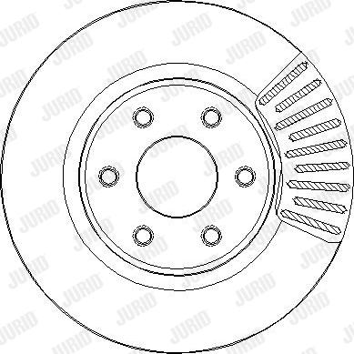 Jurid 563397JC-1 - Спирачен диск vvparts.bg