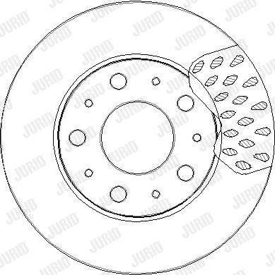 Jurid 563305JC-1 - Спирачен диск vvparts.bg