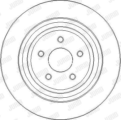 Jurid 563301J-1 - Спирачен диск vvparts.bg