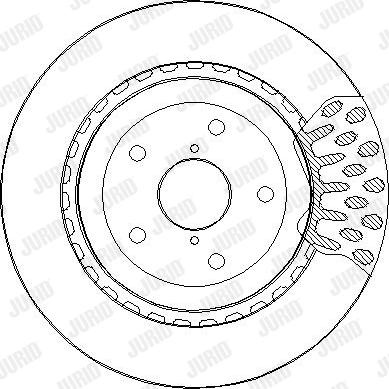 Jurid 563332J-1 - Спирачен диск vvparts.bg