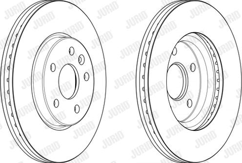 Jurid 563247JC - Спирачен диск vvparts.bg