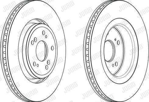 Jurid 563221JC - Спирачен диск vvparts.bg