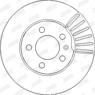 Jurid 563227JC-1 - Спирачен диск vvparts.bg