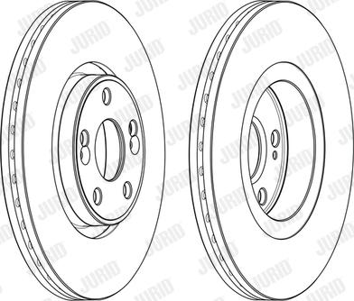 Jurid 562999JC - Спирачен диск vvparts.bg