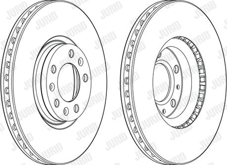 Jurid 562994JC - Спирачен диск vvparts.bg