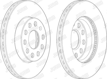 Jurid 562990JC-1 - Спирачен диск vvparts.bg