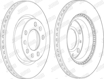 Jurid 562993JC-1 - Спирачен диск vvparts.bg