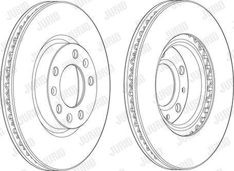 Jurid 562992JC-1 - Спирачен диск vvparts.bg