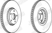 Jurid 562949JC-1 - Спирачен диск vvparts.bg