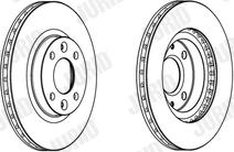 Jurid 562960JC-1 - Спирачен диск vvparts.bg