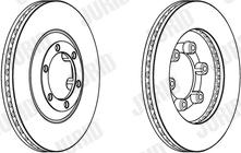 Jurid 562962JC - Спирачен диск vvparts.bg