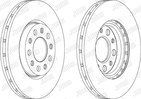 Jurid 562916JC-1 - Спирачен диск vvparts.bg