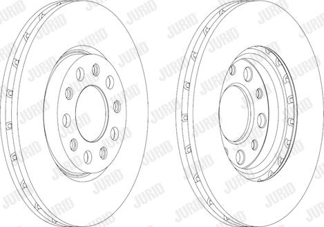 Jurid 562916JC - Спирачен диск vvparts.bg