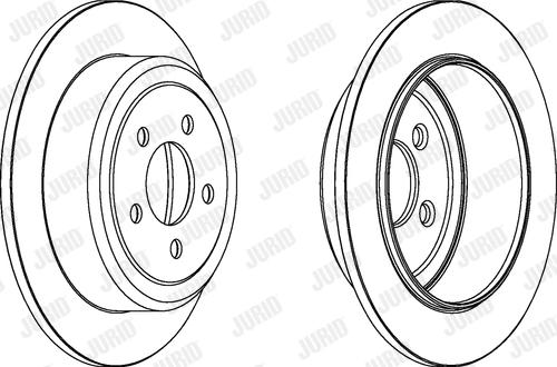 Jurid 562917JC - Спирачен диск vvparts.bg