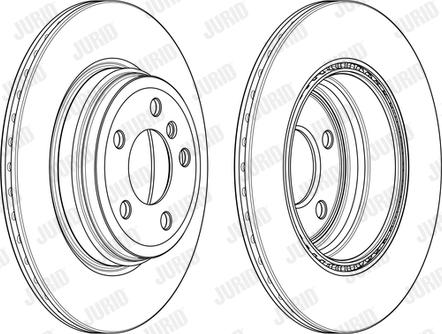 Jurid 562980JC-1 - Спирачен диск vvparts.bg