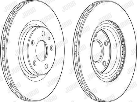 Jurid 562988JC-1 - Спирачен диск vvparts.bg