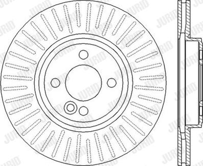 Jurid 562444JC-1 - Спирачен диск vvparts.bg