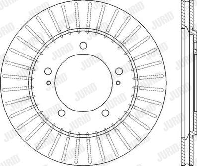 Jurid 562445JC-1 - Спирачен диск vvparts.bg