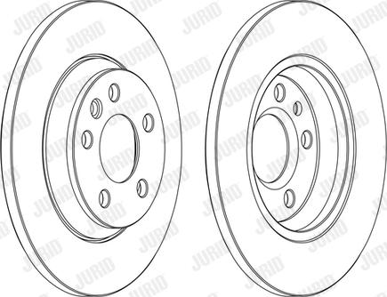 Jurid 562448J - Спирачен диск vvparts.bg