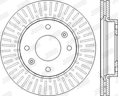 Jurid 562459JC - Спирачен диск vvparts.bg