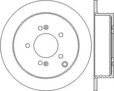 Sangsin Brake SD1052 - Спирачен диск vvparts.bg