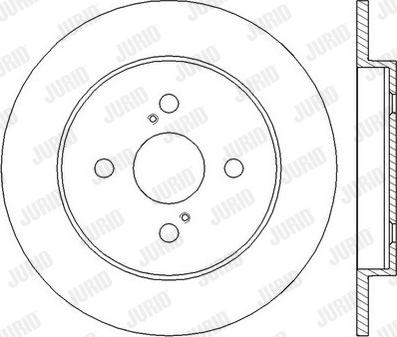 Jurid 562451J - Спирачен диск vvparts.bg