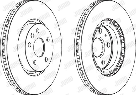 Jurid 562464JC - Спирачен диск vvparts.bg