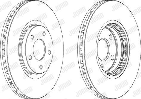 Jurid 562465JC-1 - Спирачен диск vvparts.bg