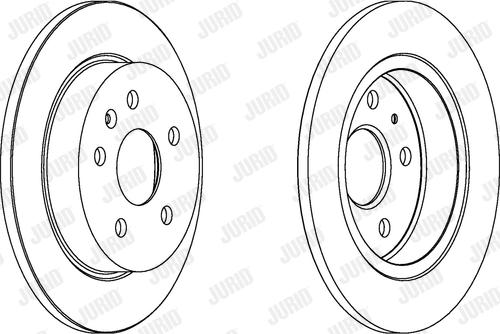 Jurid 562461JC-1 - Спирачен диск vvparts.bg