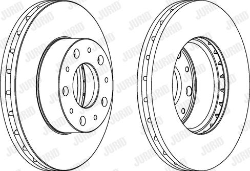 Jurid 562468JC-1 - Спирачен диск vvparts.bg