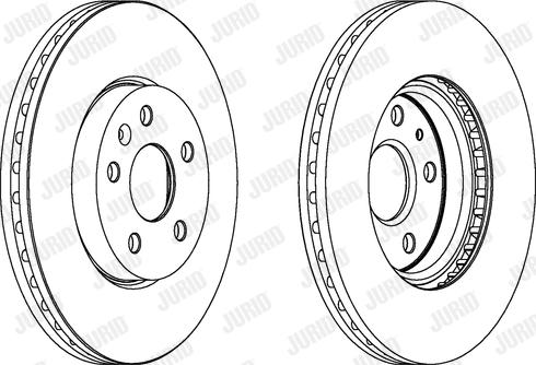 Jurid 562462J - Спирачен диск vvparts.bg