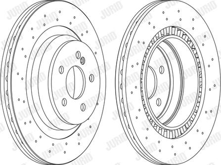 Jurid 562400J - Спирачен диск vvparts.bg