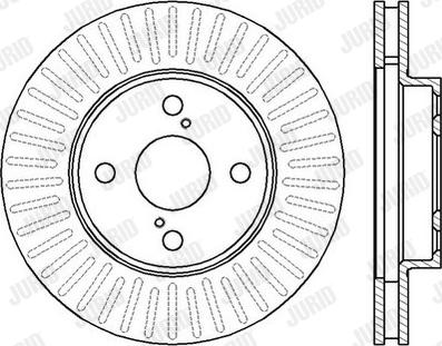 Jurid 562414J - Спирачен диск vvparts.bg