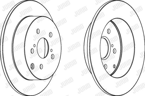 Jurid 562415JC-1 - Спирачен диск vvparts.bg