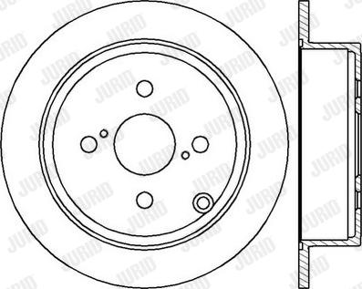 Jurid 562415J - Спирачен диск vvparts.bg