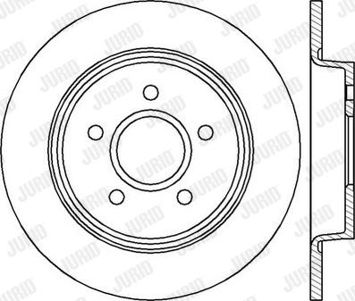 Jurid 562411JC-1 - Спирачен диск vvparts.bg