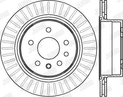 Jurid 562413J - Спирачен диск vvparts.bg