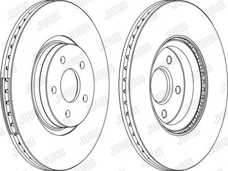 Jurid 562434J - Спирачен диск vvparts.bg