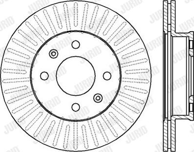 Jurid 562425JC-1 - Спирачен диск vvparts.bg