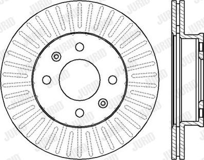 Jurid 562425JC - Спирачен диск vvparts.bg