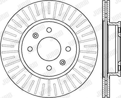 Jurid 562427JC-1 - Спирачен диск vvparts.bg