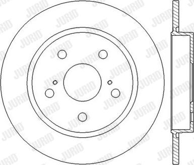 Jurid 562599JC-1 - Спирачен диск vvparts.bg