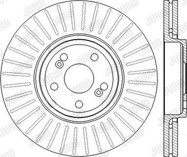 Jurid 562594JC - Спирачен диск vvparts.bg