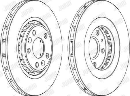 Jurid 562596JC-1 - Спирачен диск vvparts.bg