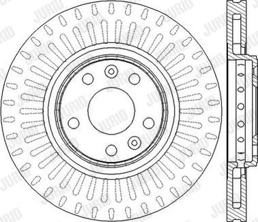 Jurid 562596JC - Спирачен диск vvparts.bg