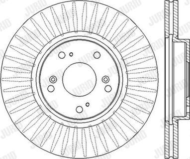 Jurid 562546JC - Спирачен диск vvparts.bg