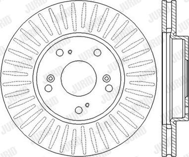 Jurid 562547JC - Спирачен диск vvparts.bg