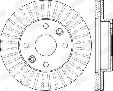 Jurid 562556JC - Спирачен диск vvparts.bg