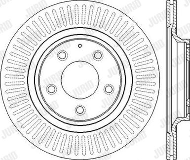 Jurid 562563JC - Спирачен диск vvparts.bg